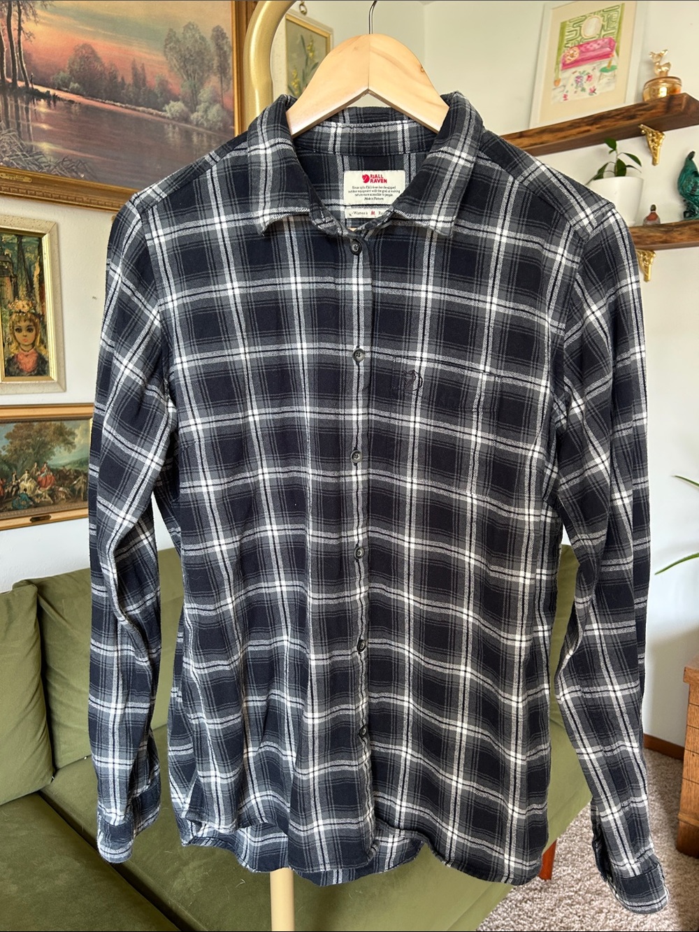 Fjallraven Ovik Plaid Casual Button-Down Shirt
